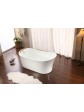 Freestanding bathtub, model RIVEN  in size 170x80x72 cm - 6